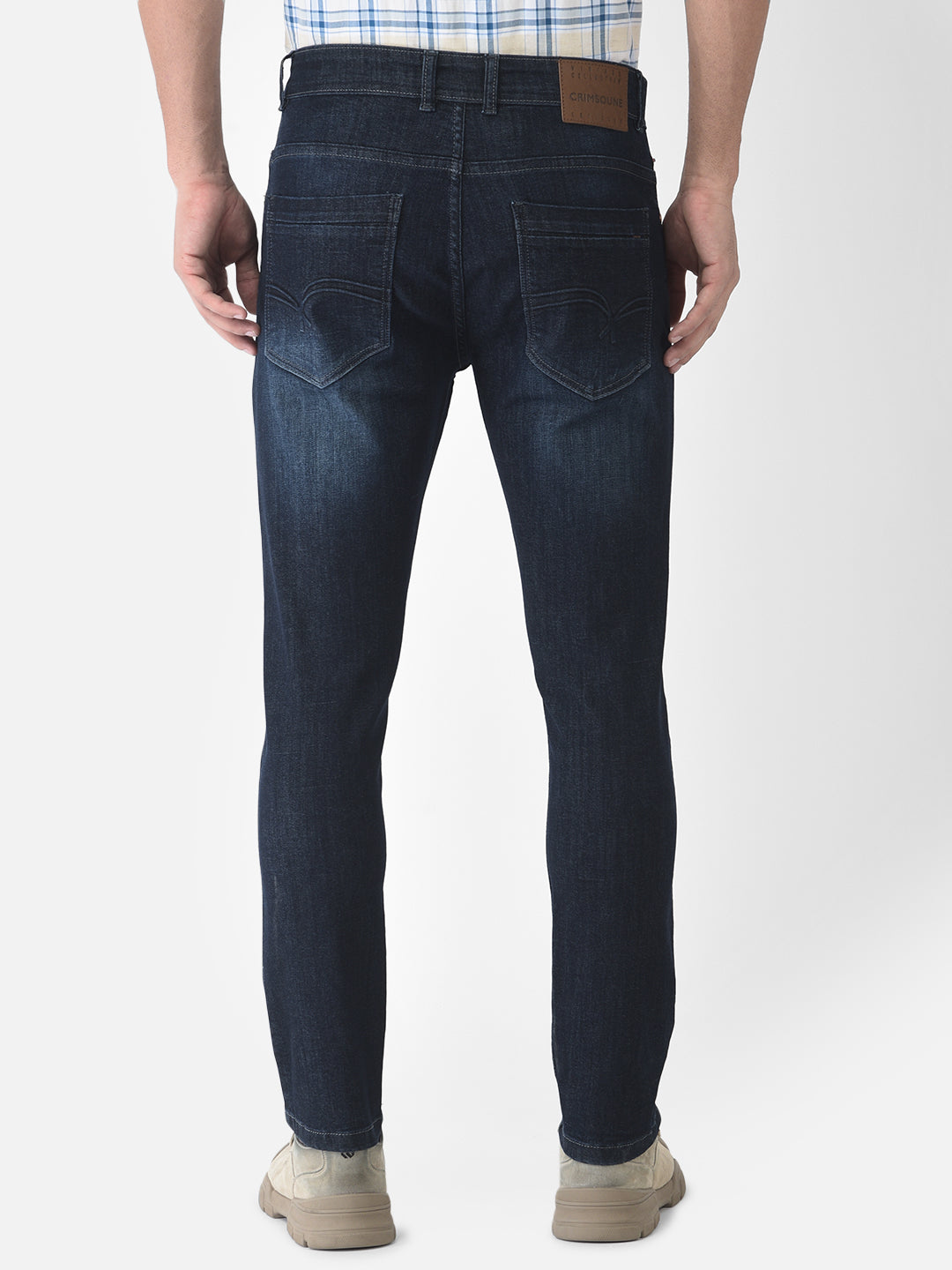 Navy Blue Jeans - Men Jeans