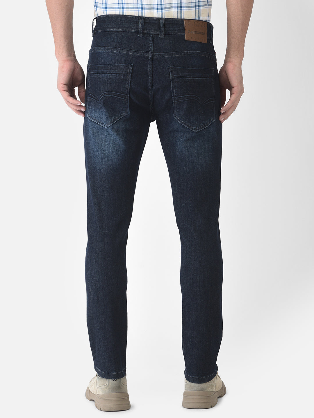 Navy Blue Jeans - Men Jeans