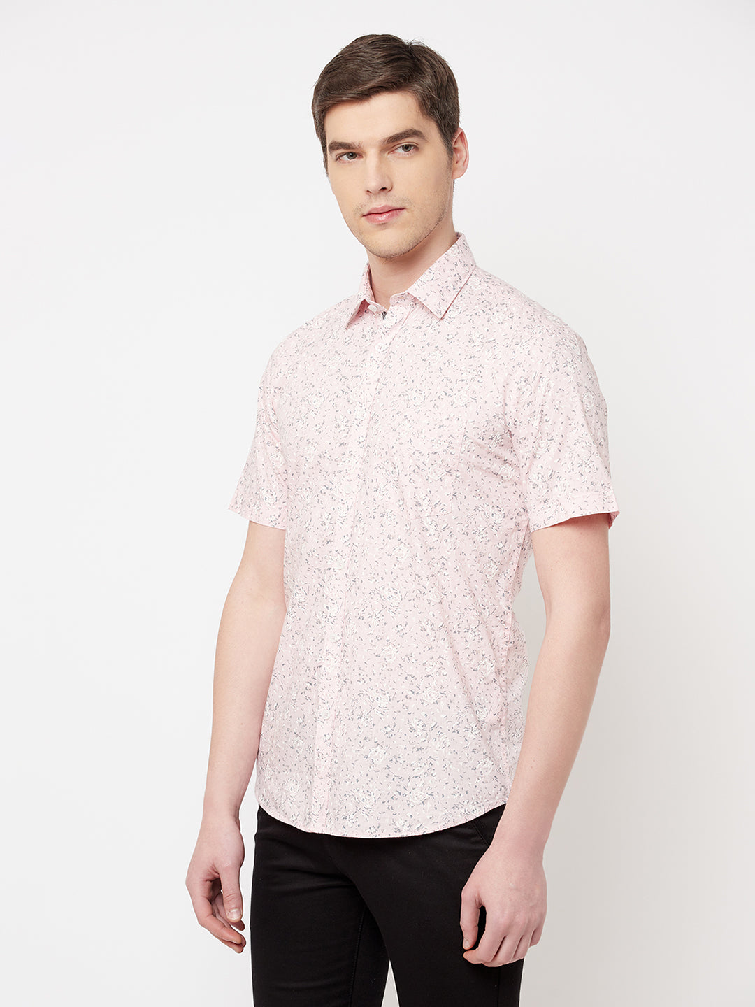 Pink Floral Shirt - Men Shirts