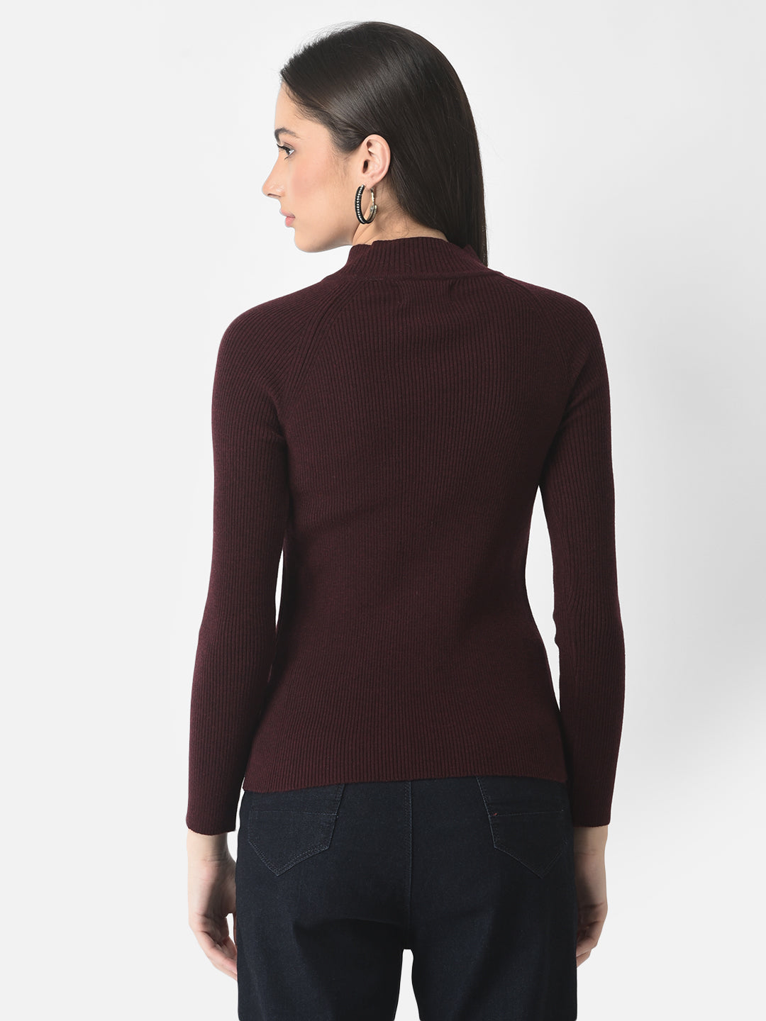  Burnt Maroon Sweater