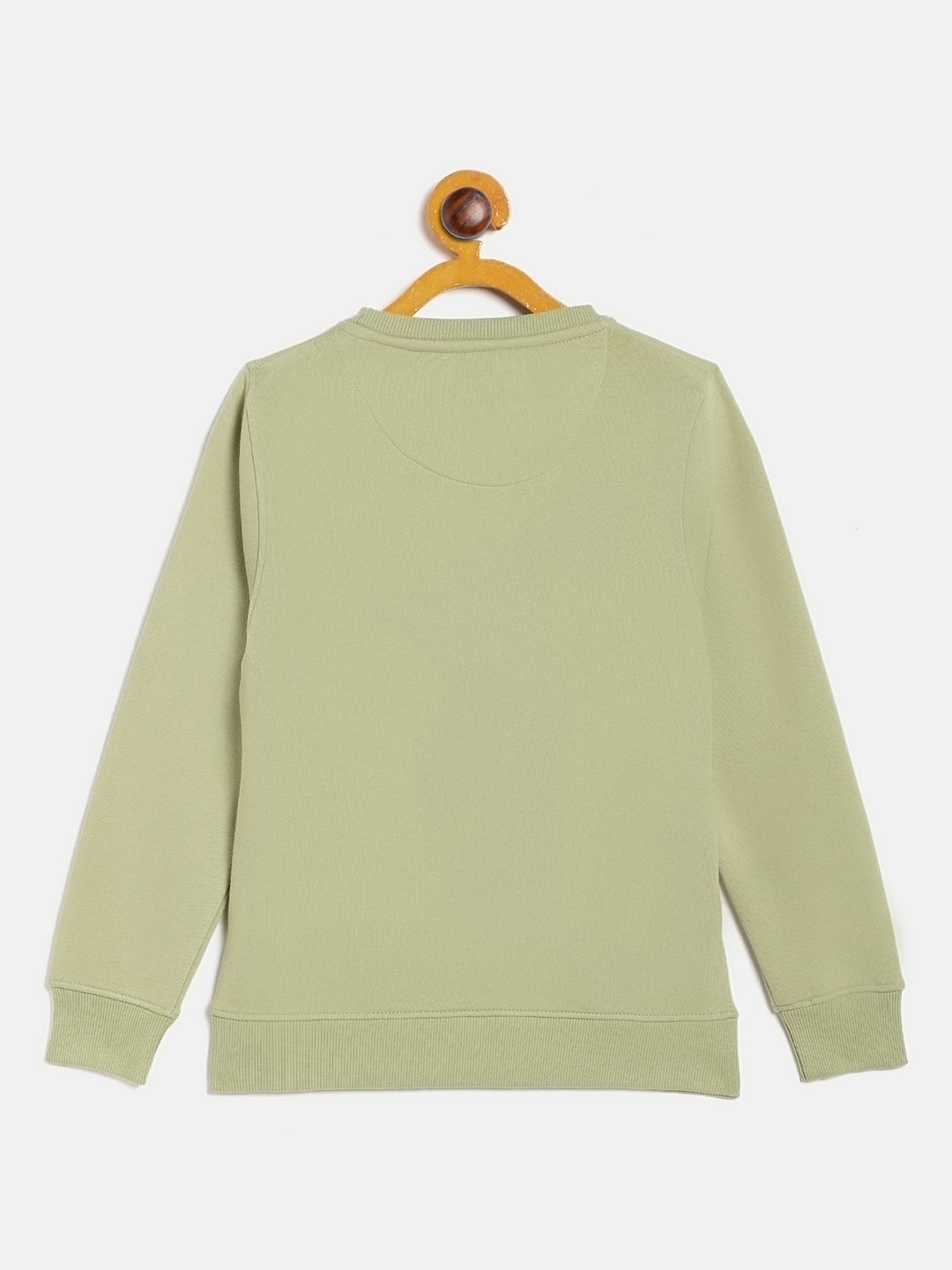 Olive Round Neck Sweatshirt - Girls Sweatshirts