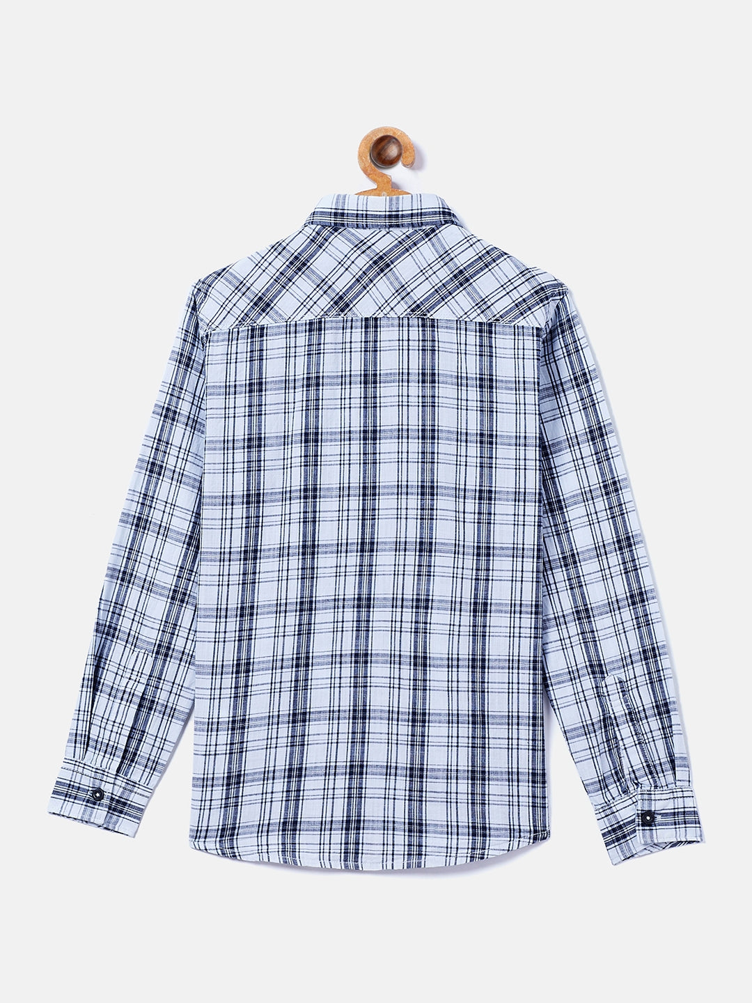 Blue Checked Casual Shirt - Boys Shirts