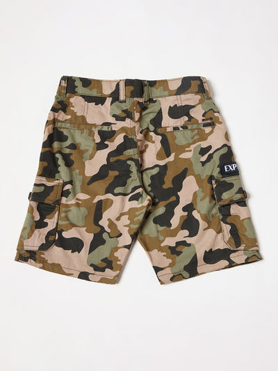 Olive Camouflage Shorts - Boys Shorts