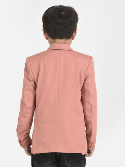 Pink Blazer with 3 Pocket Styling