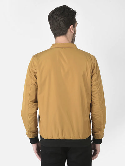  Mustard Reversible Bomber Jacket
