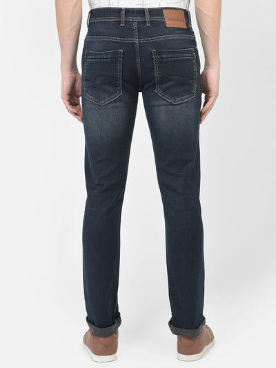  Blue Light Stone-Wash Jeans