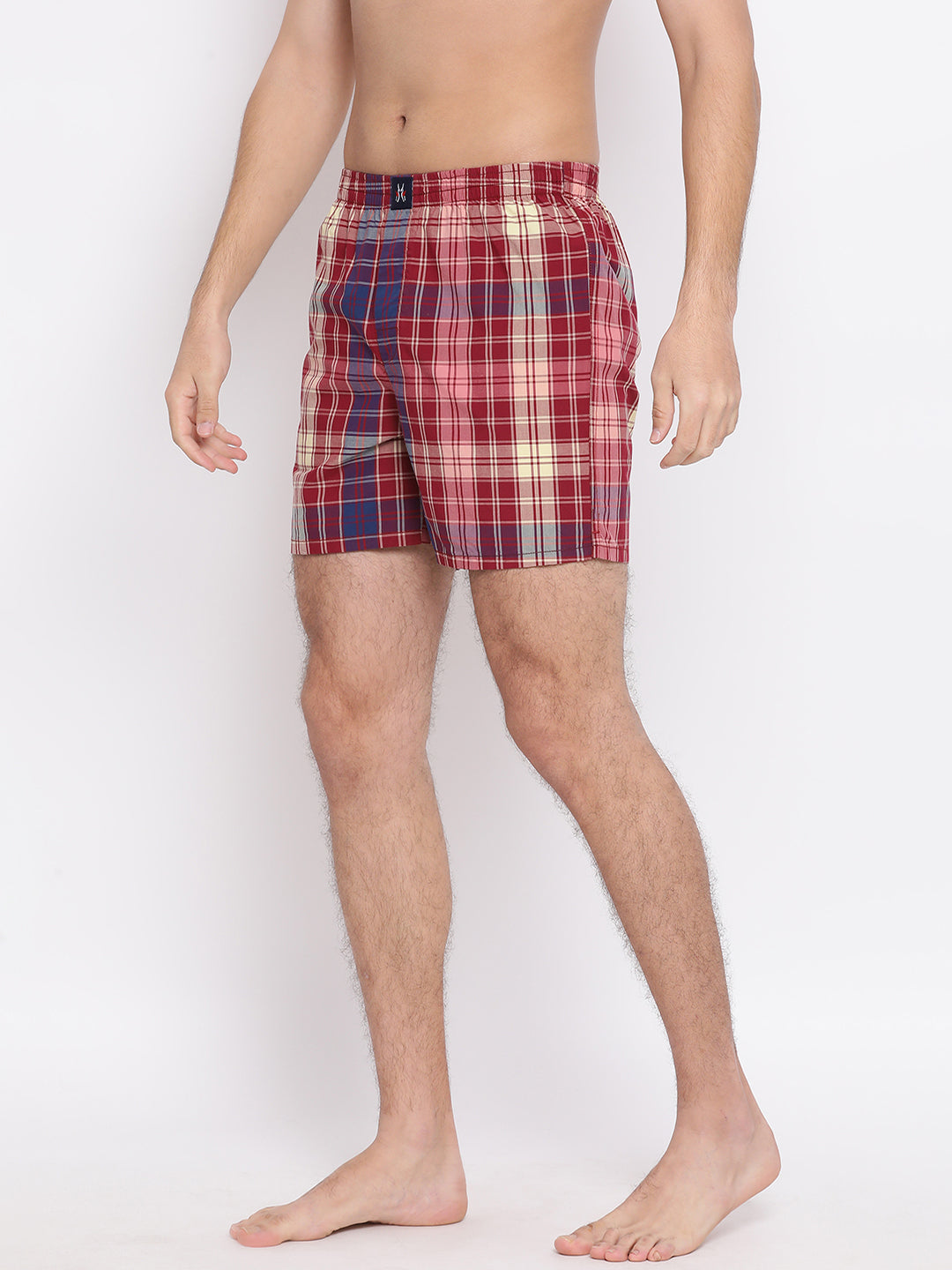 Red Checked boxer - Men Boxers