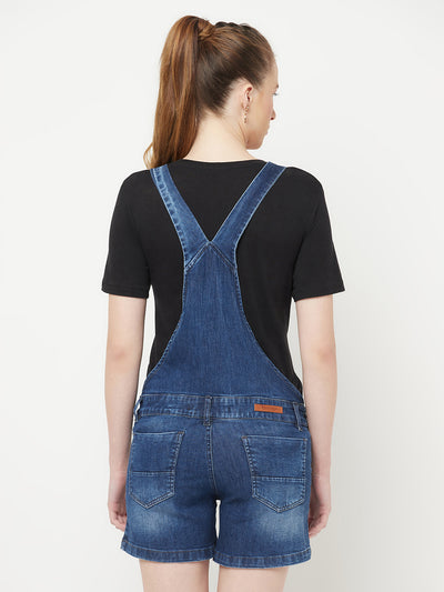 Blue Denim Dungarees - Women Dungarees