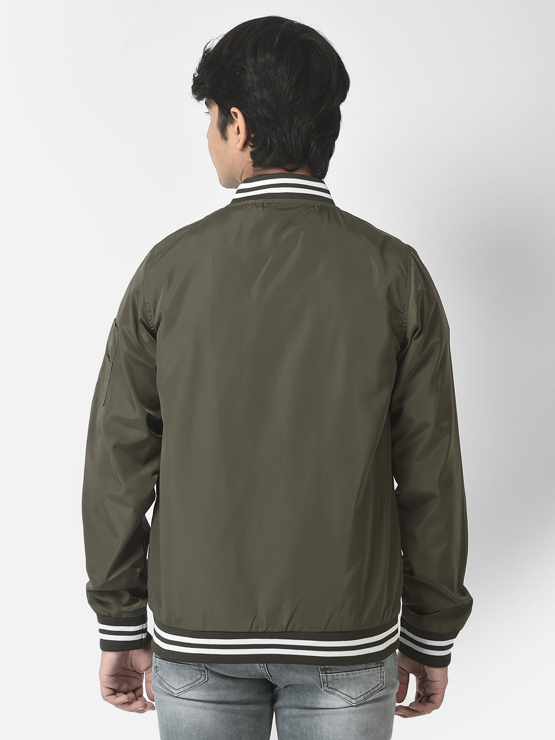  Olive Bomber Jacket