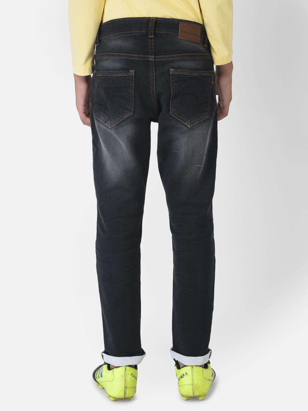 Heavy Fade Grey Jeans-Boys Jeans-Crimsoune Club