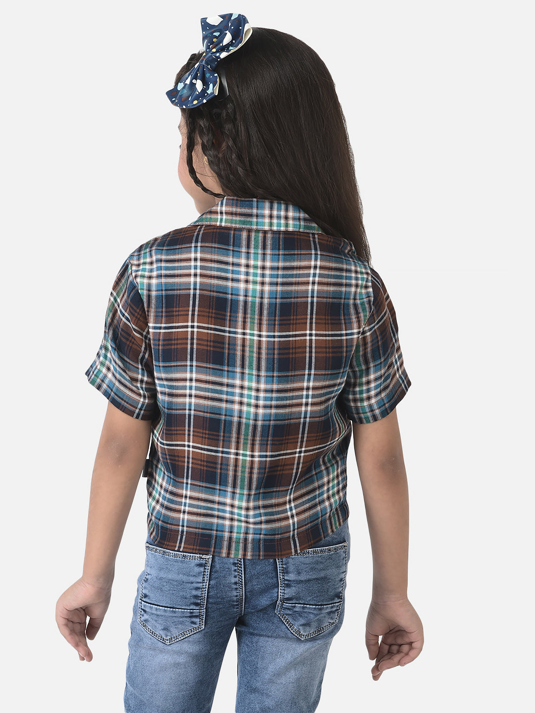  Multi-Colour Shirt with Tartan Checks 