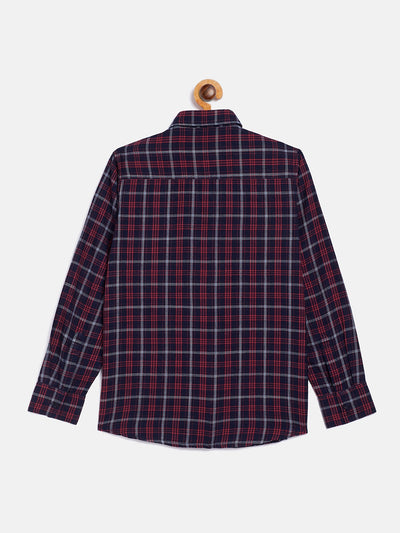 Red Checked Causal Shirt - Boys Shirts