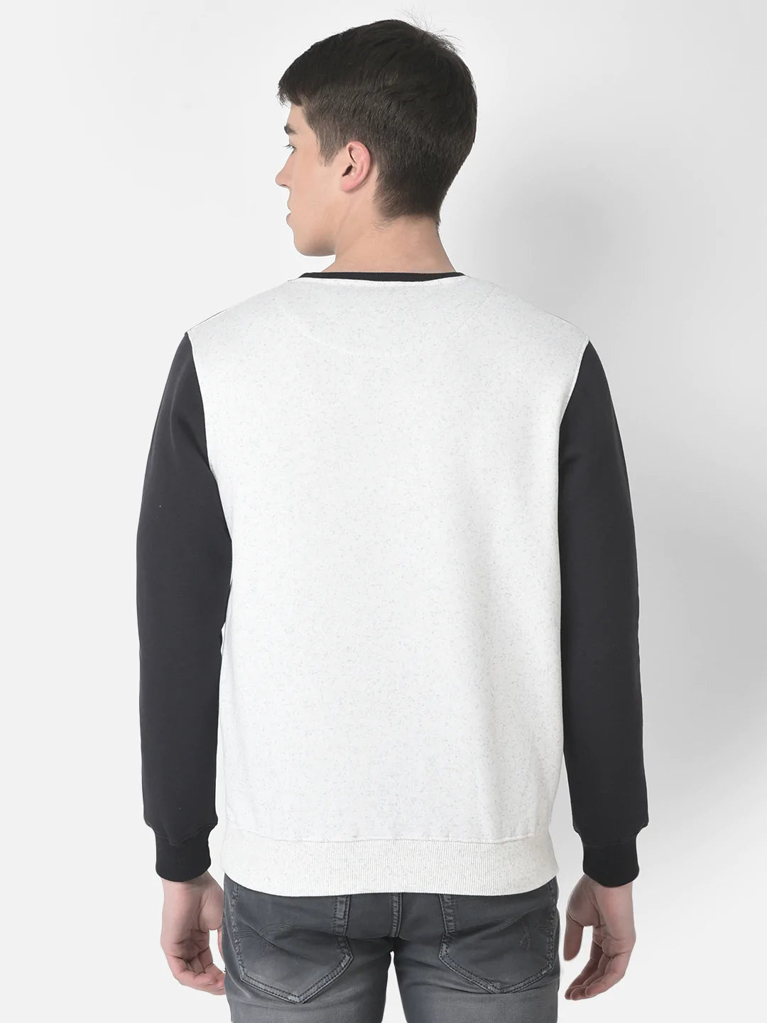  Grey Melange Atmospheric Sweatshirt 