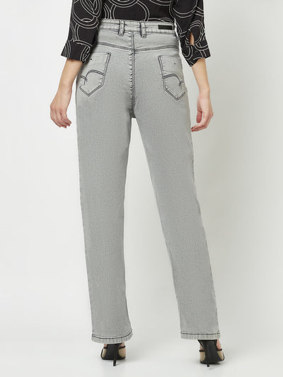 Crimsoune Club Grey Defined-Fit Denim  