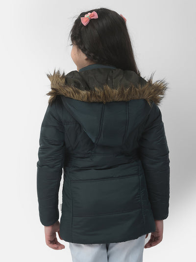  Emerald Green Padded Jacket