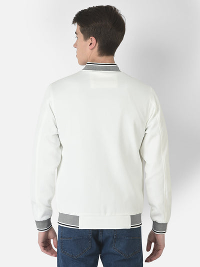  White Bomber Jacket