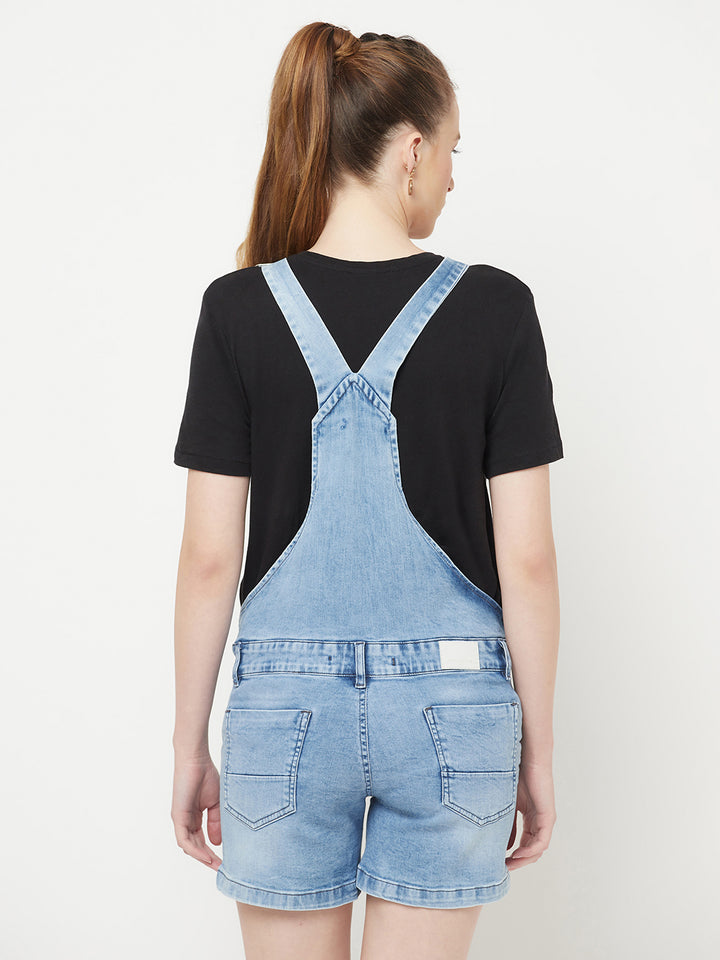 Blue Denim Dungarees - Women Dungarees