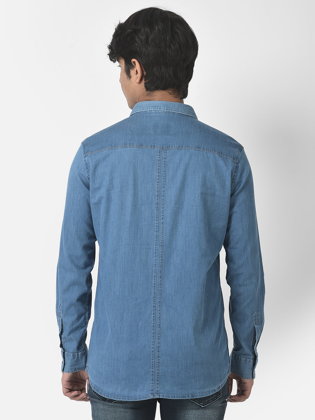  Light Blue Denim Shirt