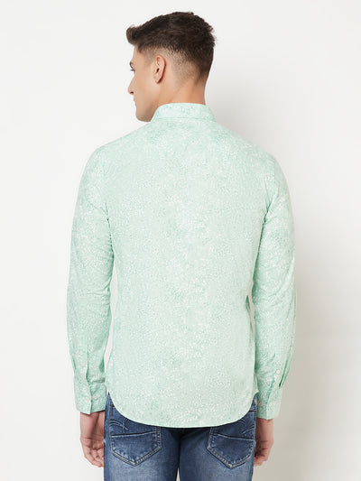 Green Casual Shirt - Men Shirts