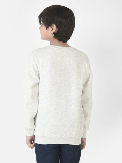  Minimalistic Light Grey Sweatshirt