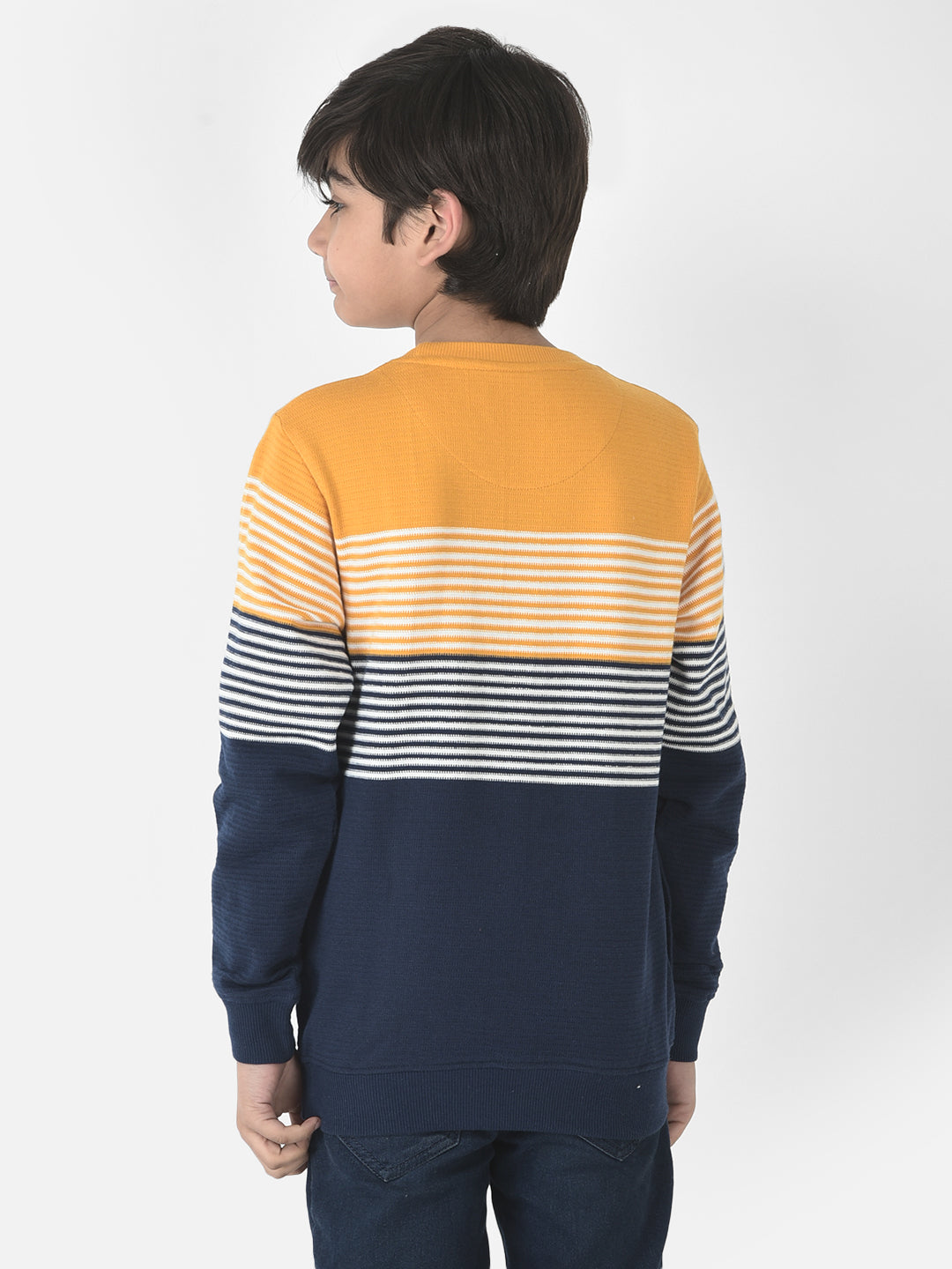  Navy Stripe Sweatshirt 