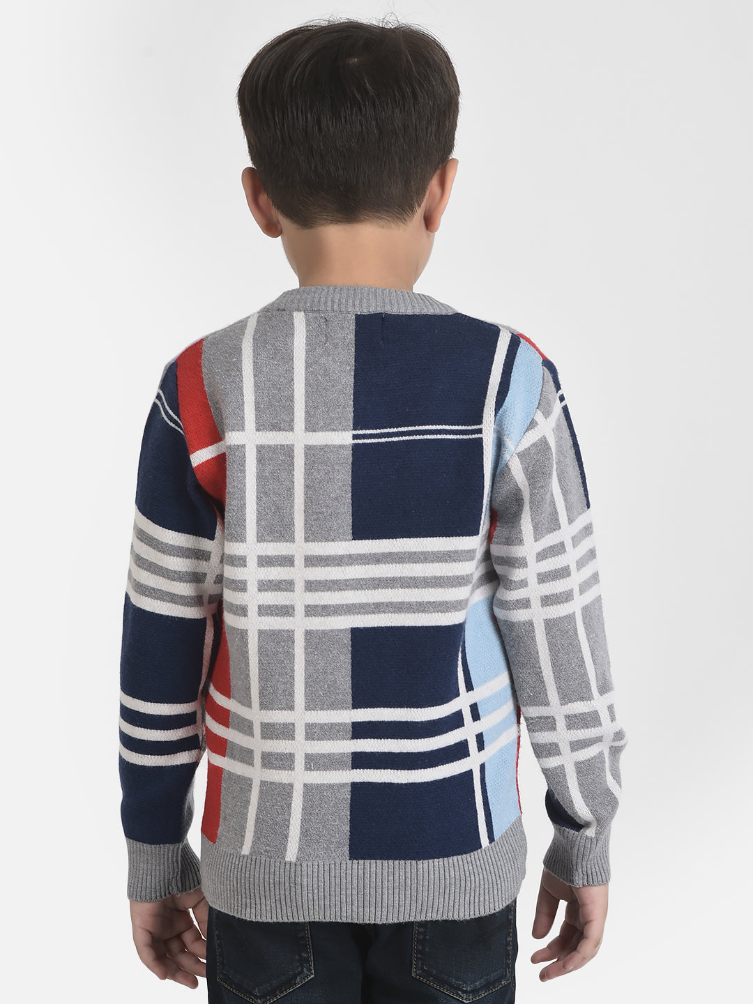 Multi-Coloured Abstract Sweater-Boys Sweaters-Crimsoune Club