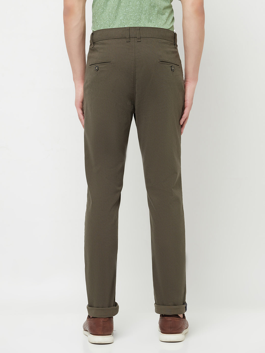 Olive Trousers - Men Trousers