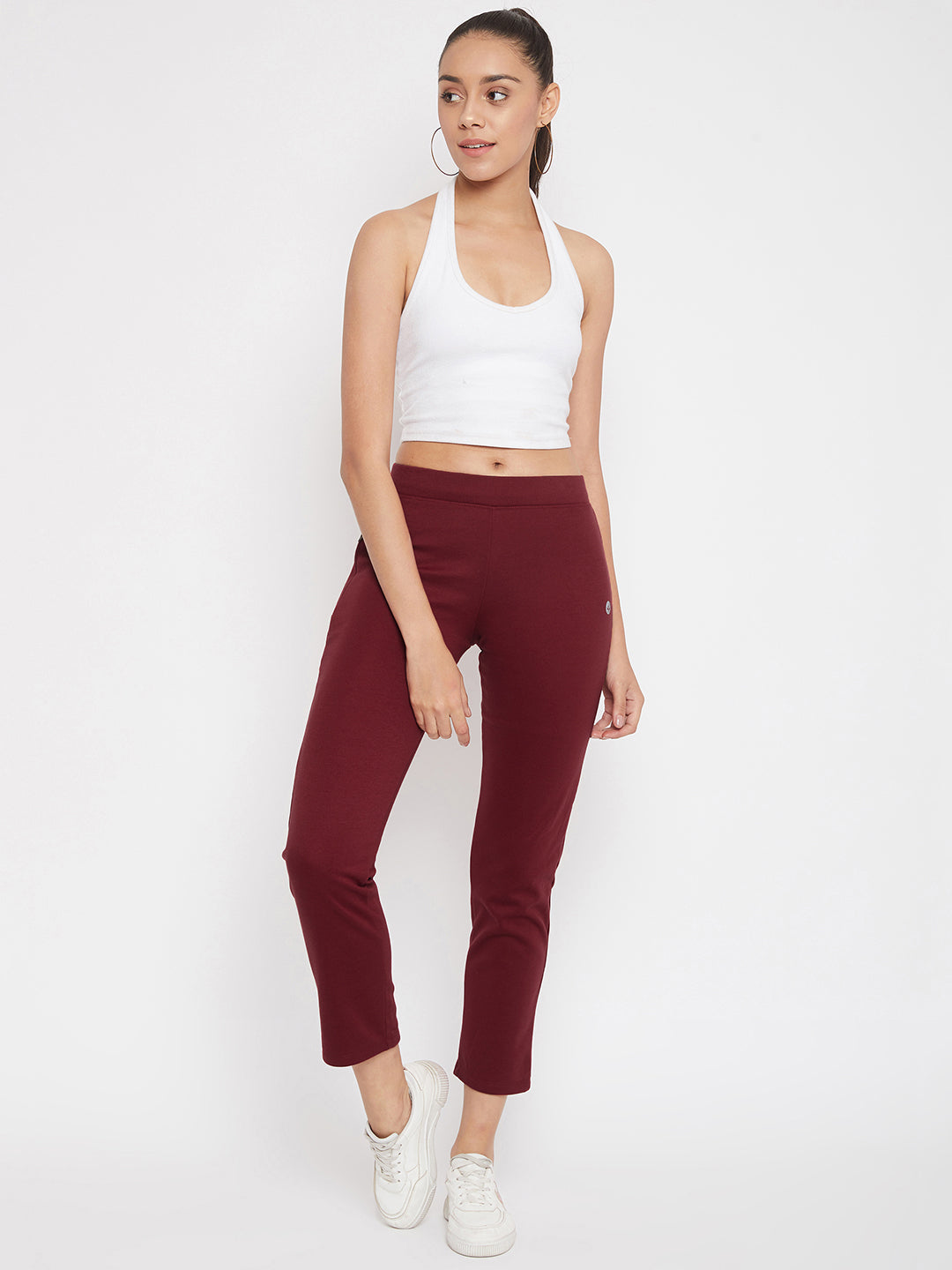 Maroon Track Pants - Women Track Pants