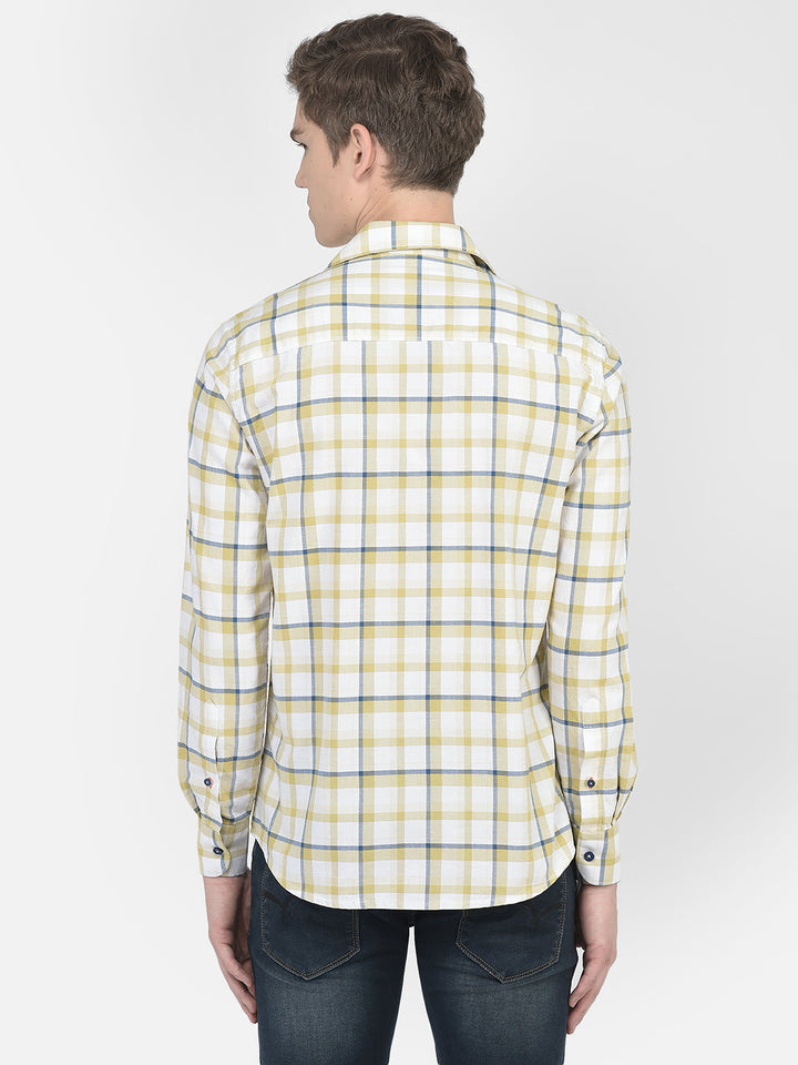  Beige Checkered Shirt