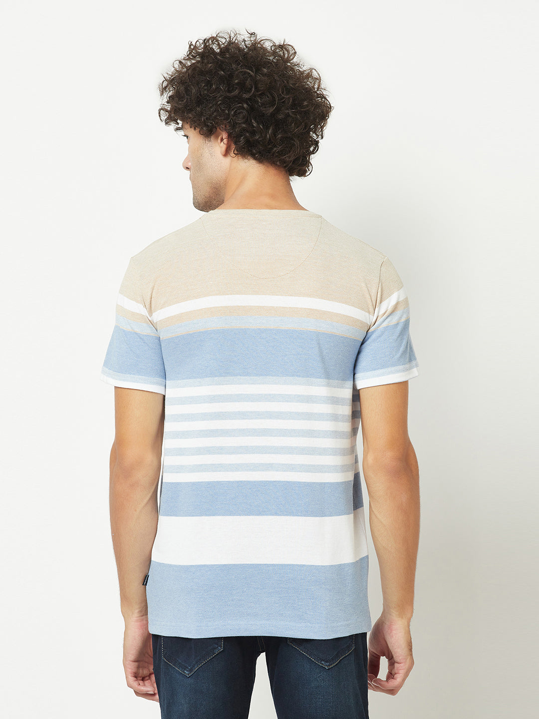  Legal Striped Casual T-Shirt
