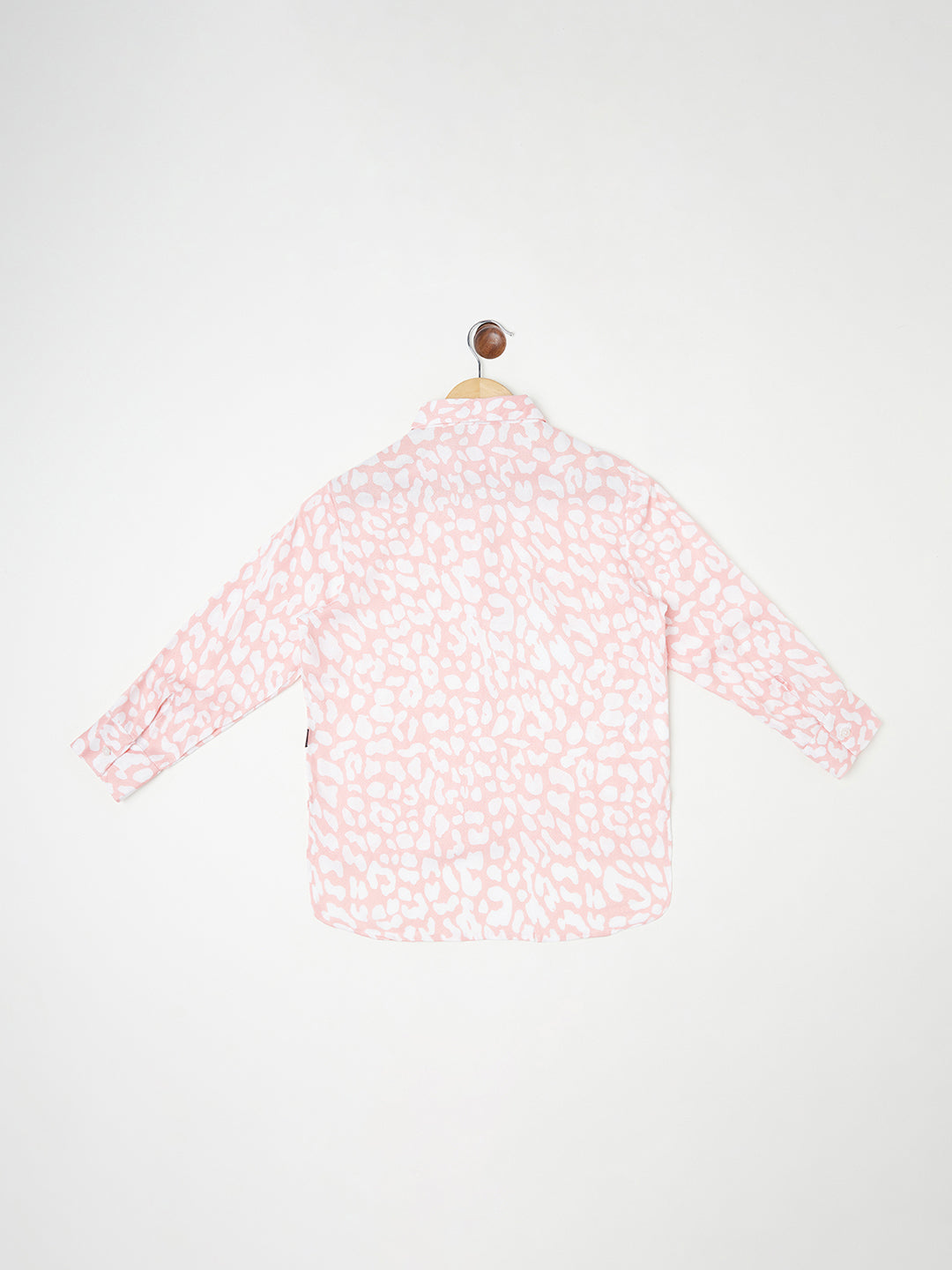 Pink Printed Casual Shirt - Girls Shirts