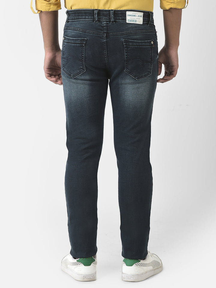  Dark Blue Heavy-Wash Denim