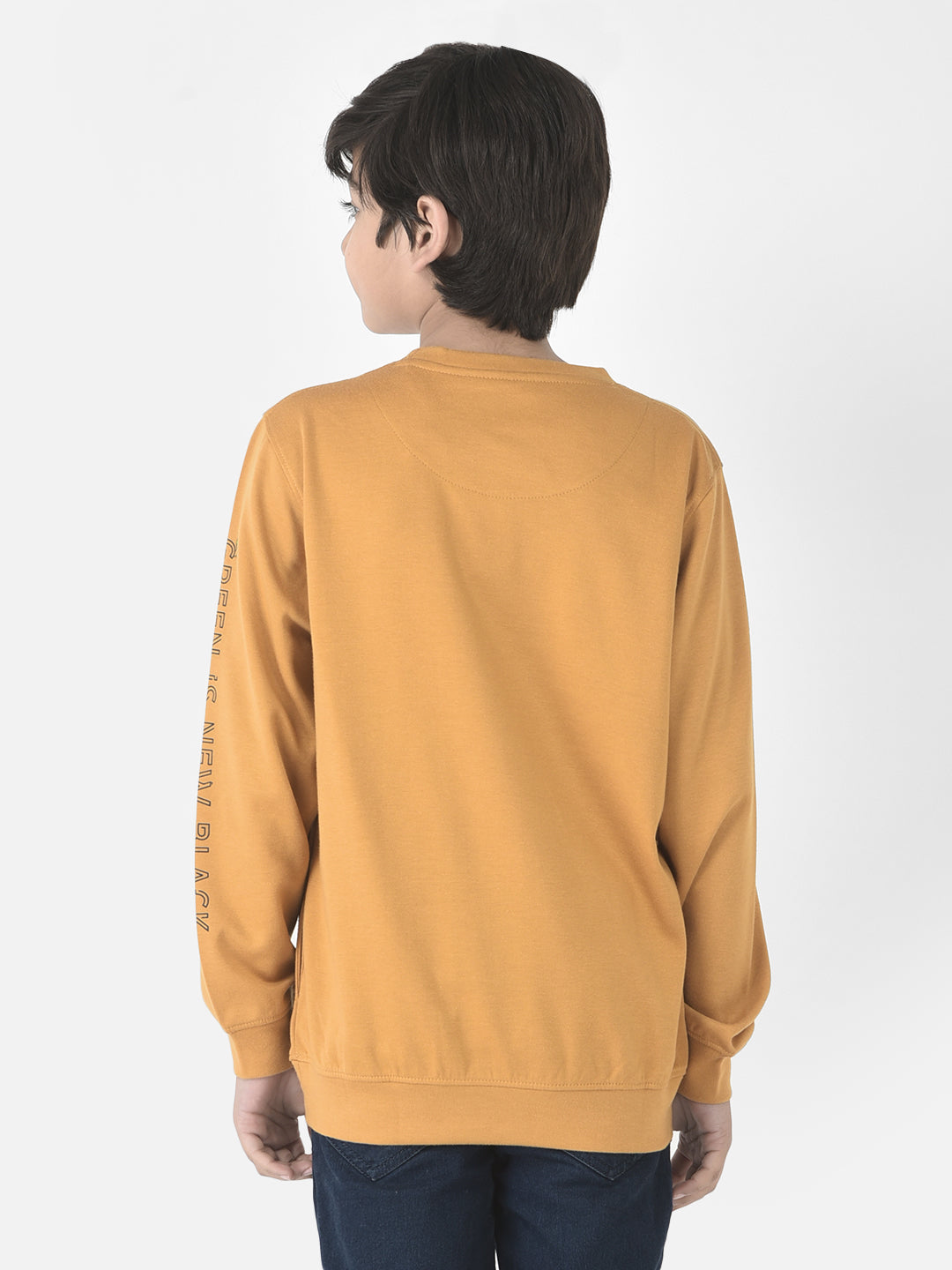  Mustard Generation Planet Sweatshirt\