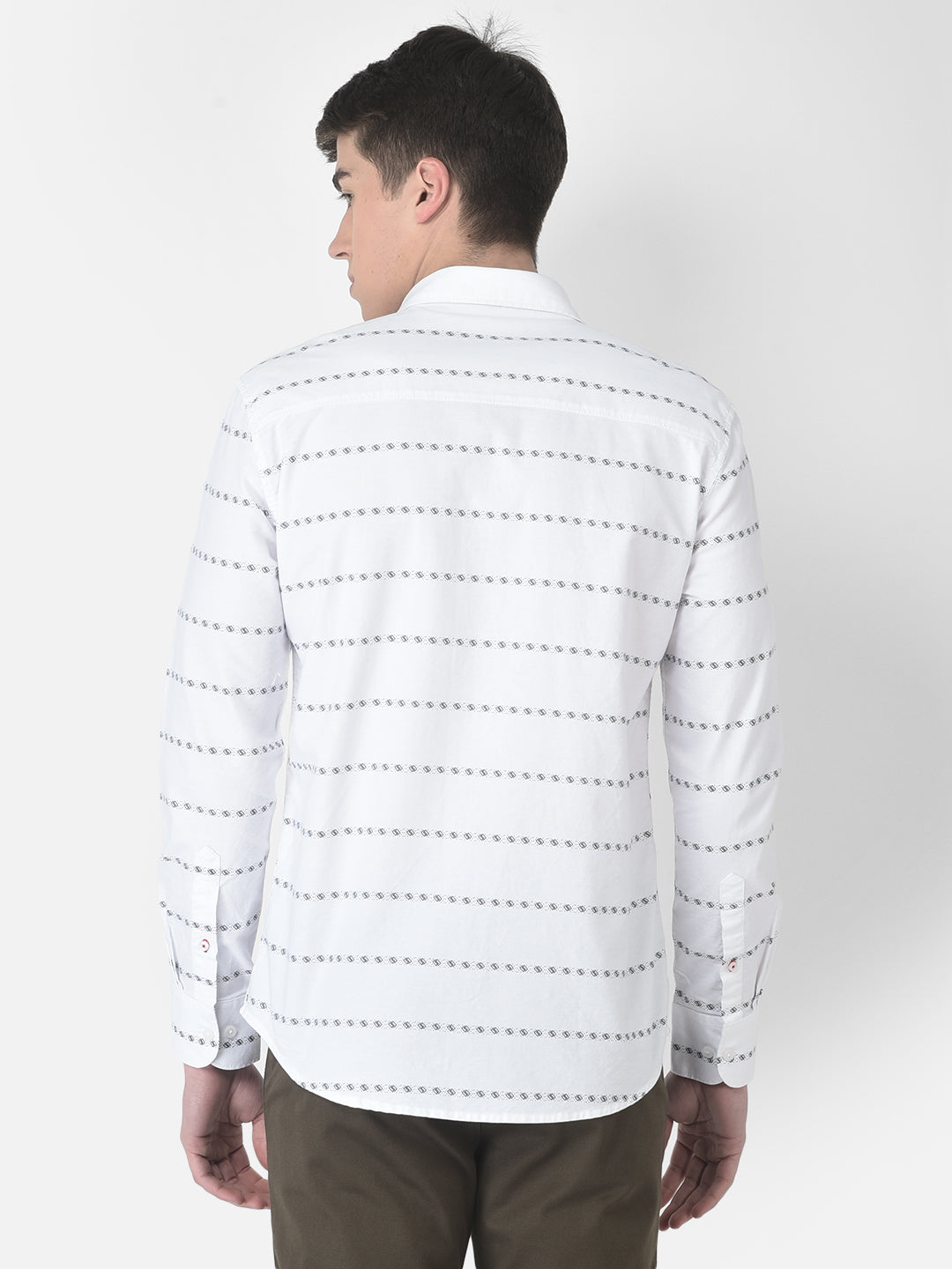  Abstract Striped Shirt 