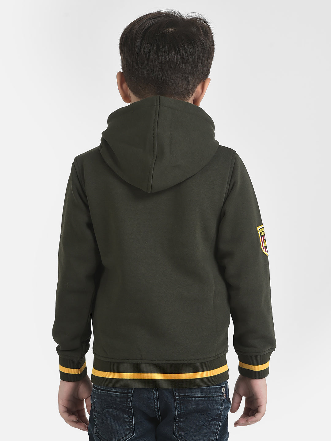 Olive Explorer Sweatshirt-Boys Sweatshirts-Crimsoune Club
