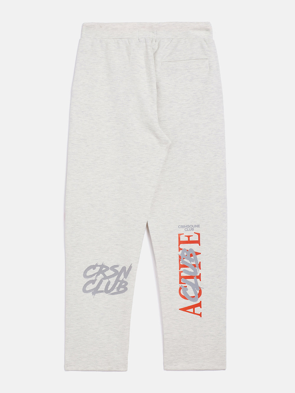 Off White Printed Track Pants - Boys Track Pants
