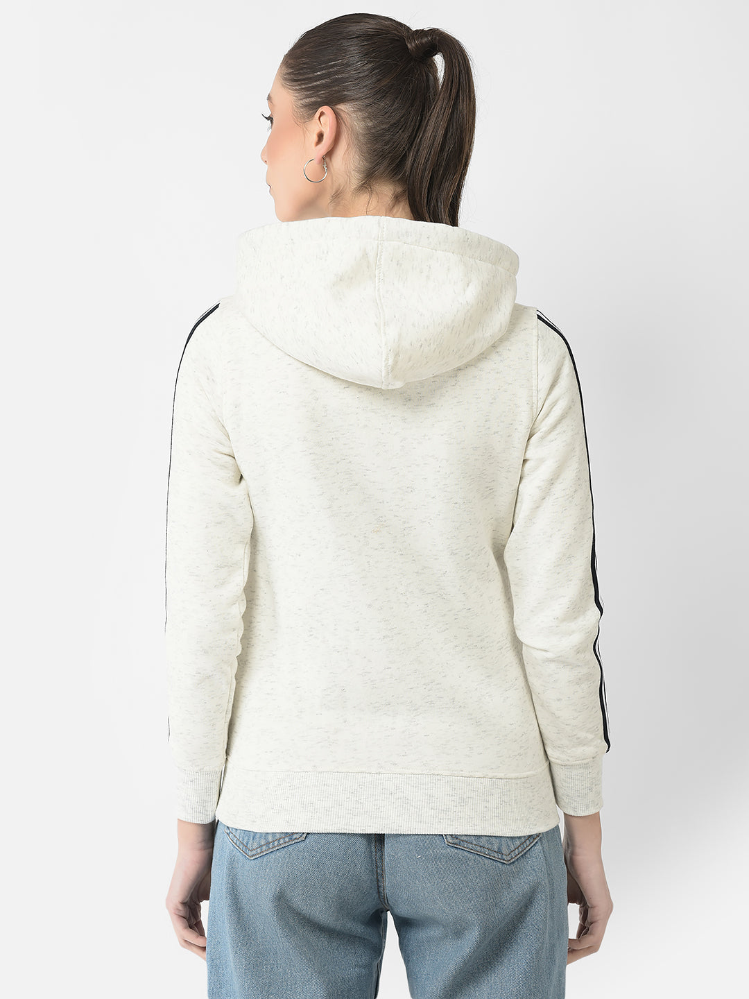  White Self-Love Hoodie