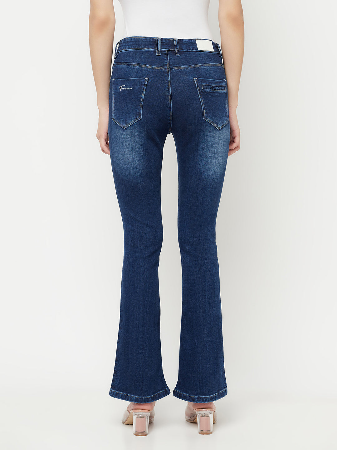 Blue Light Fade Bootcut Jeans - Women Jeans