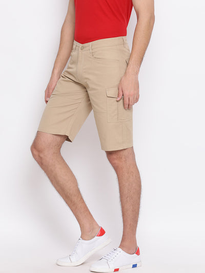 Beige shorts - Men Shorts