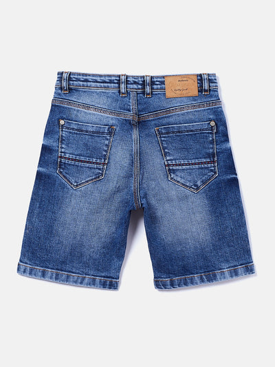 Blue Denim Shorts - Boys Shorts