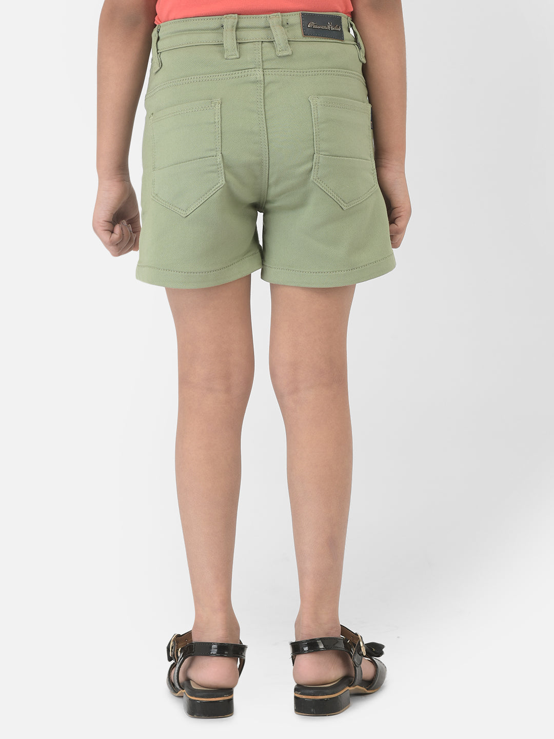 Olive Shorts - Girls Shorts