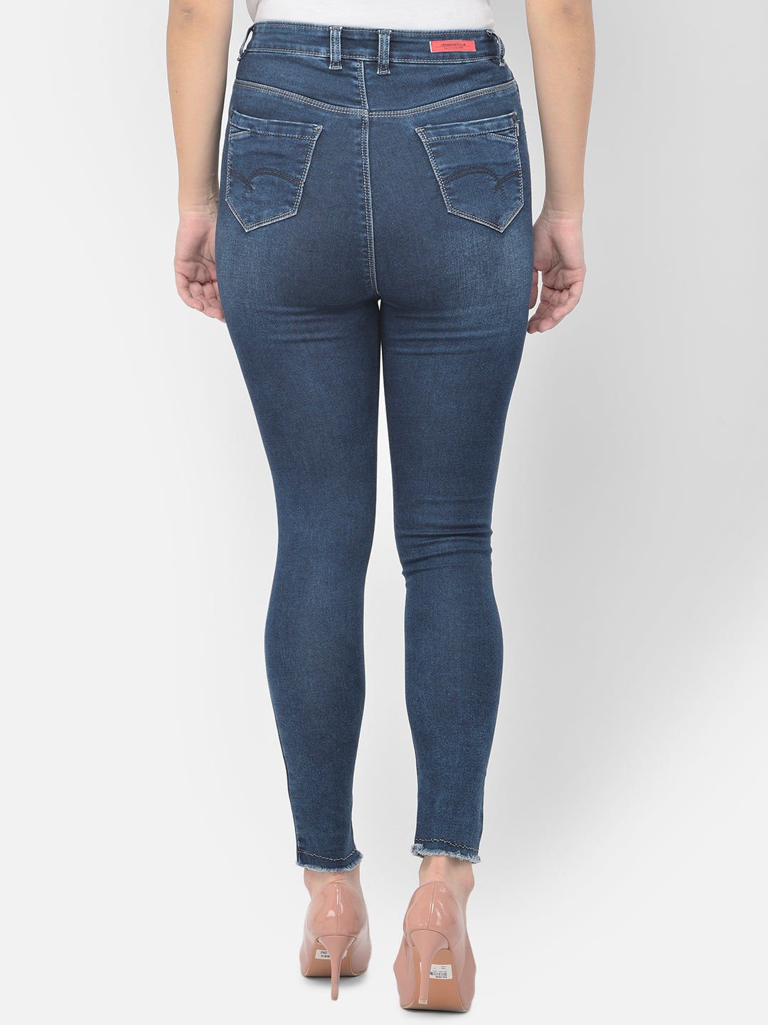 Blue High Waist jeans - Women Jeans
