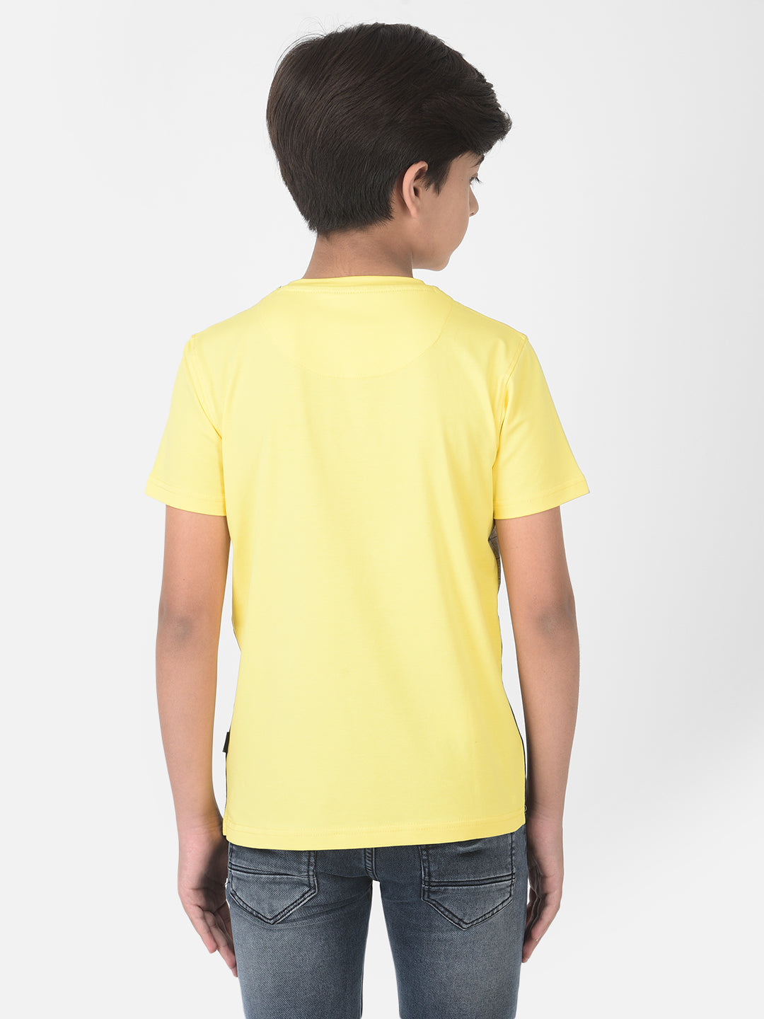 Multi-Color Colourblocked Round Neck T-shirt - Boys T-Shirts