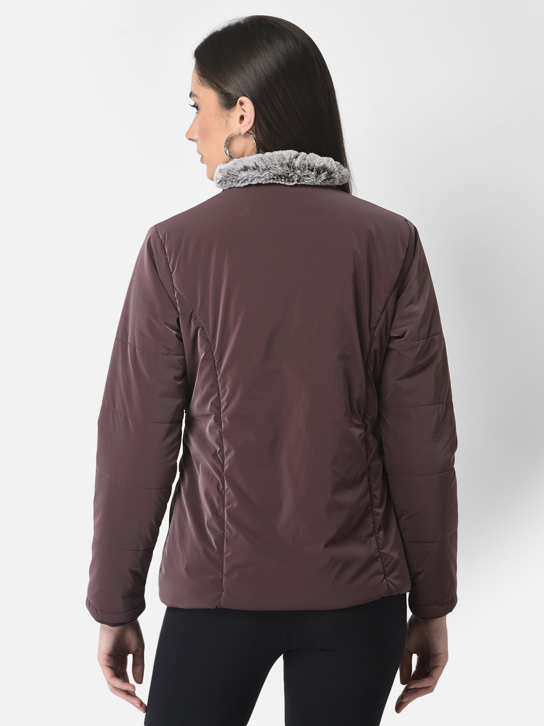 Coffee Brown Padded Jacket