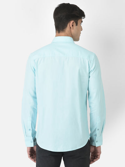  Light Baby Blue Shirt in Pure Cotton