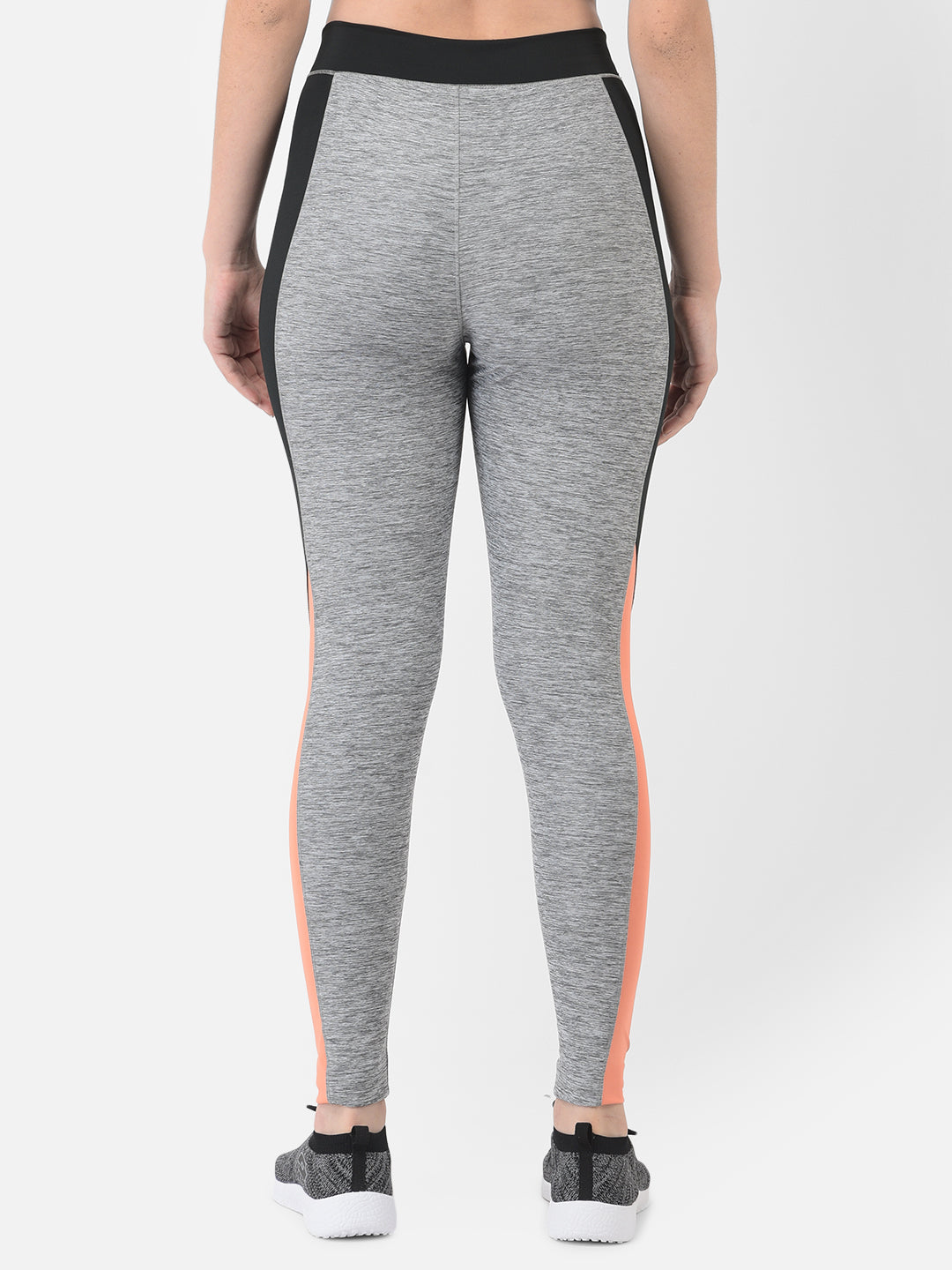 Grey Colourblocked Track Pants - Women Track Pants