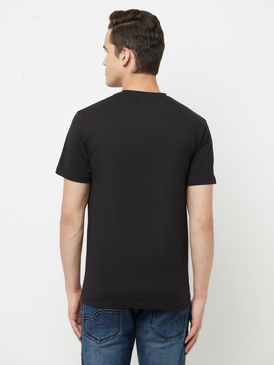 Black V-Neck T-Shirt - Men T-Shirts