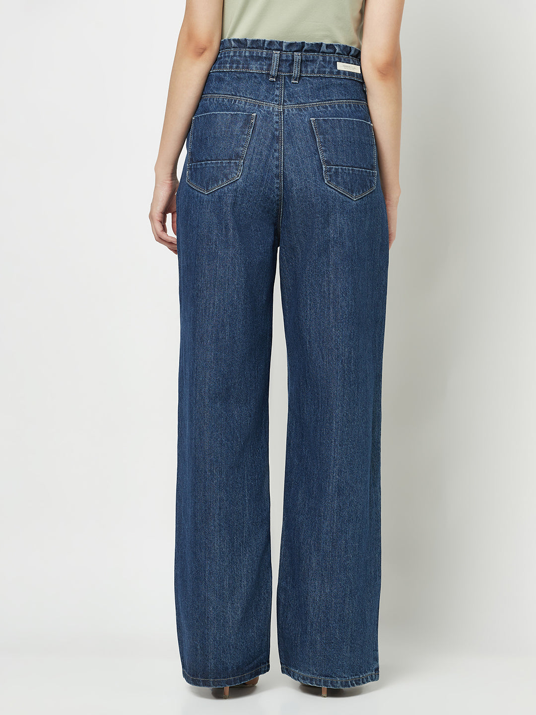  Blue Flared Waist Jeans