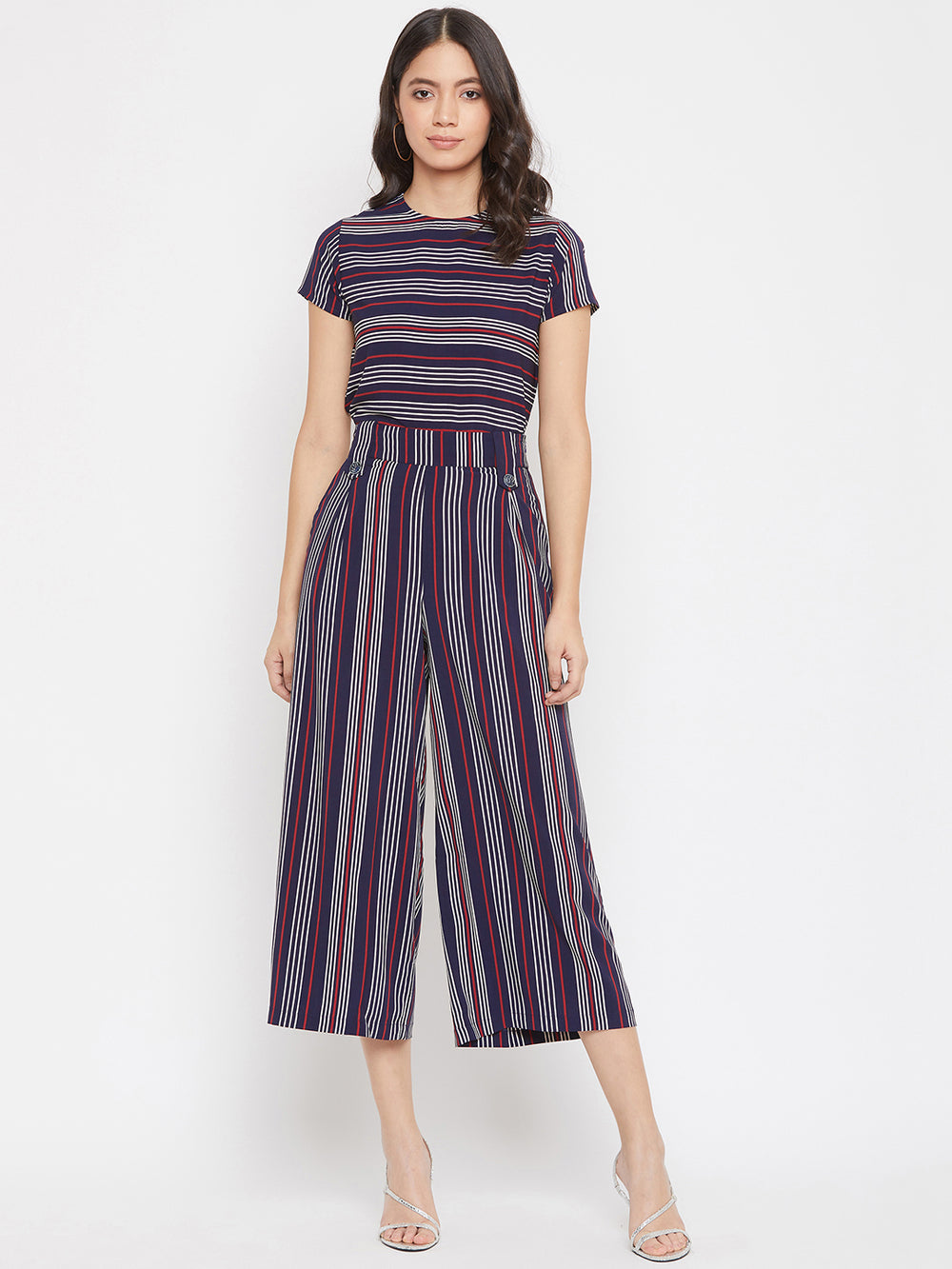 Striped Co-ord Set - Women Co-ord Sets