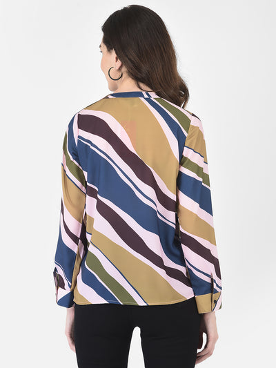 Multi-Coloured Waves Top - Women Tops